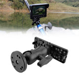 Fish Finder Mount Base 360&deg Rotation Mount Finder Bracket Nylon & Stainless Steel Electronic V1366-AZ2-W-24131
