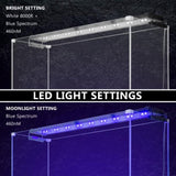 18W Set 2 Aquarium Blue White LED Light for Tank 75-95cm V274-AQ-LED80-18W-X2