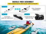Kayak Outrigger Stabilizer Inflatable Outrigger Float 2PCS PVC w/ Arms Rod V952-PHTZTWDQTZBDDVJK5V0