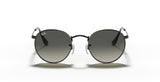 Round Flat Grey Gradient Lenses Sunglasses V196-RB3447-002