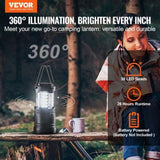 VEVOR LED Camping Lanterns Collapsible Battery Powered Flashlights Set of 4 V952-ZDSBXLEDYYDG6WEQKV9
