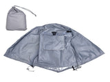 124.5x84x79cm Dogs Wire Crate Cover Waterproof Sunscreen Dustproof Pet Cage Cover for OutdoofGray V1294-YM0714-3111210258212