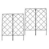 2Pcs Black Climbing Plant Trellis for Garden Vine Vertical Growth Rack V1369-AZ3-W-20784