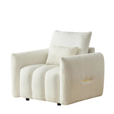 35 "Teddy fabric sofa, modern lounge chair, upholstered with a pillow V1316-W2564P376428
