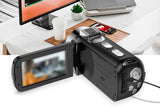 4K Video Camera Camcorder 64MP Vlogging Camera With 28X Digital Zoom for YouTube - Black Pro Version V1263-JX-6747-2