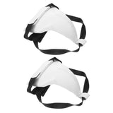 Men's White PU Groin Guard Protective Gear for Boxing Martial Arts Sports Safety V1370-AZ4-11835
