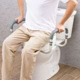 Raised Toilet Seat,88.9 mm Height Raised, 136 kg Weight Capacity, for Standard Round Toilet, V952-AZSJGMTZDDFSTV95SV0