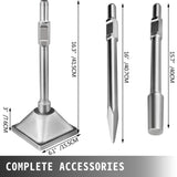 Jack Hammer 1-1/8 Tamper Shank, Dirt Tamper 6x6 Compactor Plate with Electric Chisel Dirt Compactor, V952-QJDCYSJHB150X1501V0