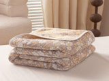 100% Cotton 6-Layer Gauze Summer Blanket & Towel Blanket - Ultra Soft & Breathable Reversible Quilt, V888-ELOSUNG55388-6