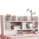 Ave Solid Wood Study Desk with Shelf and Drawers/Bookcase/Rubberwood V1057-DM6281-120CM
