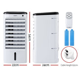 Devanti Evaporative Air Cooler Conditioner w/ Remote 4L EAC-C-RC-4L-WH