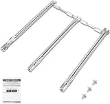 Grill Burner Replacement Set for Weber Spirit 300 Series, 304 Stainless Steel, Front Control Models, V1189-LC-HW-00434