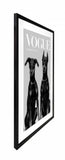 Luxury Dog Artwork Framed W Glass Front 80x120cm V637-E646073