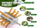 Chicken Plucker Drill Attachment Stainless Steel 18-Fingers Removal Machine V1370-AZ4-07617