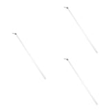 Masteelf 3-Piece Clear Acrylic Pull Rod Set, Drapery Opener Stick, for Easy Window V1369-AZ3-W-17356