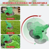 Green Whipper Snipper Mower Cordless Grass Trimmer Lawn Cutter Battery Brushcutter V201-CUT0005GR8AU