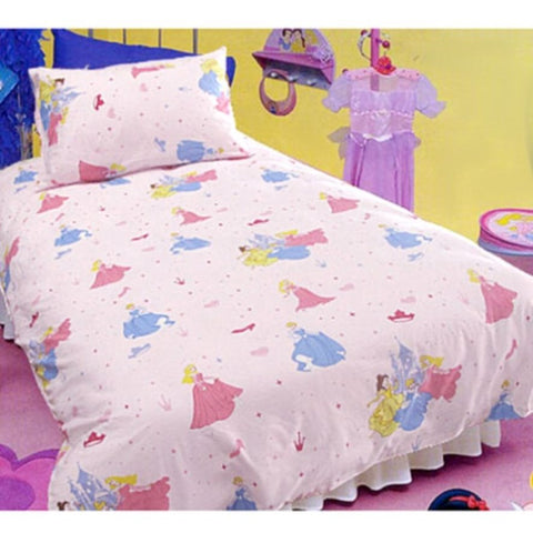 Disney Princess Pink Quilt Cover Set Single V442-STR-QUILTCS-DISNEYPRINCESS-PINK-SB