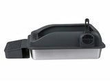 Pawz Stainless Steel Cat Litter Box Big Cats Kitten High Sided Easy Clean Grey PT1393-GY-AU