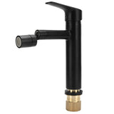 Bathroom Faucet Basin Bathroom Mixer Tap Rotational Bathroom Basin Sink Tap BlackEU 3/8 Thread V1294-YM0901-3112200135212