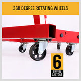 2-Ton Hydraulic Engine Crane Foldable Hoist Stand for Mobile Garage Lifting- Workshop Essential V465-SDY-97262