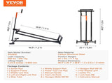 Ride on Lawn Mower Lift Jack, 880 Lbs Weight Capacity, Telescopic Maintenance Jack with Crank Handle V952-GCJSJJSGS880KCFZHV0