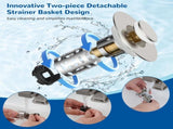 Upgraded 3 in 1 Bathroom and Kitchen Sink Drain Strainer V1258-DP02-C-834