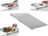 Stainless Steel Cutting Board, Dishwasher Safe Chopping Board for Meat Vegetables Fruits, Hygienic V1237-ZY-924-232