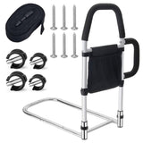 Bed Rail Safety Assist Rail for Elderly Adults with Storage Pocket &Fixing Strap V201-EBA0062BL8AU