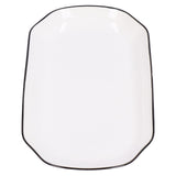 12in Dinner Plate Dish 550ml White Ceramic Noodle Soup Fish Plate Kitchen Tableware for Restaurant V1294-YM0523-3118210320311