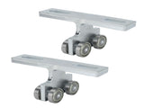 2Pcs Wheel Trolley T Shape Welded Roller Trolley Stable Bearing Track Roller Wheels for Track V1294-YM0703-3114230034811