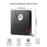 Car Electrical Air Compressor Portable Wireless Digital Electric Inflator Pump Inflatable for Auto V1369-AZ3-W-13865
