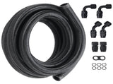 10AN Fuel Line Kit, 3.05 m Fuel Hose Kit, 1.4 cm Nylon Stainless Steel Braided Fuel Line V952-QCYYRYRG7G200XFFSV0