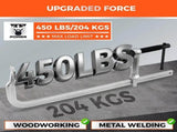 4Pcs 12" Heavy Duty F Clamp 450lbs Capacity Woodworking Drop-Forged Steel Frame V465-88089