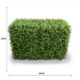 Deluxe Portable Buxus Hedge UV Resistant 100cm Long x 50cm High V637-DP1012744