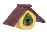 Bird House Garden Tree Decoration Hummingbird Synthetic Resin House Craft Pendant Artware Yellow V1294-YM0523-3115220022915