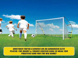 8' x 5' Soccer Football Goal Foot Portable Net Quick Set Up V63-799407