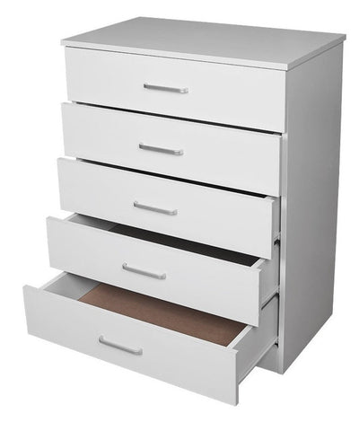 NNECN Classic Elegance: Five-Drawer Chest for Organized Living V728-NNE004-DRAWER-CHESTS