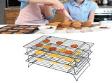 3Layer Folding Cooling Rack Baking Tools Cake Stand BBQ Grill Household Supplies V1294-YM0901-3113200107011