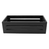 Wooden Storage Basket 13 X 5.9 X 3.9in Multifunctional Space Saving Storage Crate Box for Bathroom V1294-YM0901-3117250004611