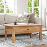 Coffee Table 100x60x45 Cm Solid Pine Wood Panama Range 43_282682
