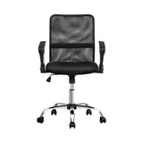 Artiss Mesh Office Chair Mid Back Black OCHAIR-G-8009L-BK