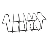 Rib Rack Iron Roasting Stand for Smoking and Grilling Holds Up to 4 Ribs for Outdoor BBQ Accessories V1294-YM0521-3111220303211