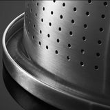 SOGA Stainless Steel Nesting Basin Colander Perforated Kitchen Sink Washing Bowl Metal Basket BOWL607