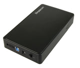 Simplecom SE325 Tool Free 3.5" SATA HDD to USB 3.0 Hard Drive Enclosure Black V28-SE325-BK
