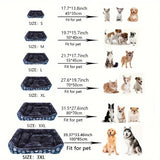 XL Blue Pet Dog Bed Sofa Mat for All Sizes V178-62246