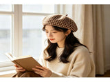 Dark Brown SuedeLike Cavalry Hat, Adjustable 5658cm, Christmas & Halloween Retro Styling V1221-XM-LB5146-ZS155