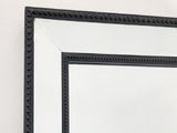 Medium Black Beaded Framed Mirror - 70cm x 170cm V292-MIRR-BDD005