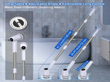 Electric Spin Scrubber Power Shower Cleaning Brush with Extendable Handle & 8 Brush Heads for V1222-G003