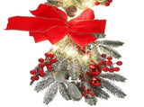 Artificial Christmas Swag Beautiful Exquisite Fade Resistant Christmas Teardrop Swag for Front Door V1294-YM0715-211123ZH02-1