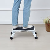 VEVOR Step Stool 1-Step 150KG Capacity, Folding Steel Step Ladder 3 Adjustable Height, Portable V952-JYTDGYBWFSKZJ2NKYV0